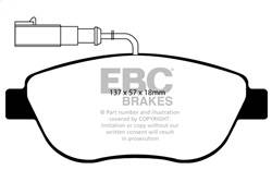 EBC Brakes - EBC Brakes DP41383R Yellowstuff Street And Track Brake Pads - Image 1