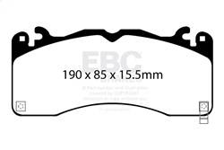 EBC Brakes - EBC Brakes DP43040R Yellowstuff Street And Track Brake Pads - Image 1