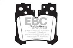 EBC Brakes - EBC Brakes DP41812R Yellowstuff Street And Track Brake Pads - Image 1