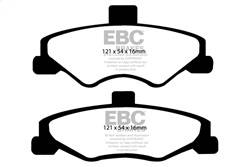 EBC Brakes - EBC Brakes DP41323R Yellowstuff Street And Track Brake Pads - Image 1