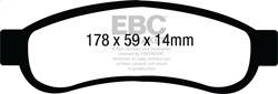 EBC Brakes - EBC Brakes DP41893R Yellowstuff Street And Track Brake Pads - Image 1