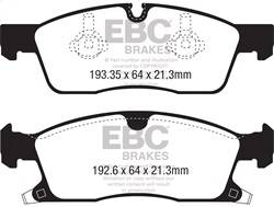 EBC Brakes - EBC Brakes DP42398R Yellowstuff Street And Track Brake Pads - Image 1