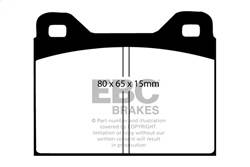 EBC Brakes - EBC Brakes UD2135 Ultimax OEM Replacement Brake Pads - Image 1