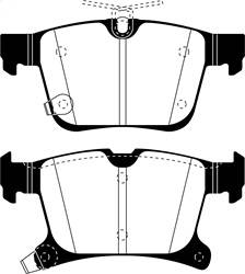 EBC Brakes - EBC Brakes UD1901 Ultimax OEM Replacement Brake Pads - Image 1