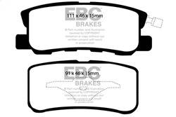 EBC Brakes - EBC Brakes UD868 Ultimax OEM Replacement Brake Pads - Image 1