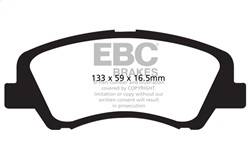 EBC Brakes - EBC Brakes UD1593 Ultimax OEM Replacement Brake Pads - Image 1