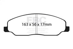 EBC Brakes - EBC Brakes UD1081 Ultimax OEM Replacement Brake Pads - Image 1