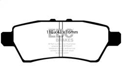 EBC Brakes - EBC Brakes UD1101 Ultimax OEM Replacement Brake Pads - Image 1