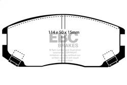 EBC Brakes - EBC Brakes UD602 Ultimax OEM Replacement Brake Pads - Image 1