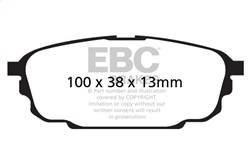 EBC Brakes - EBC Brakes UD892 Ultimax OEM Replacement Brake Pads - Image 1