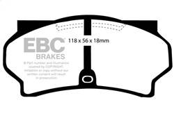 EBC Brakes - EBC Brakes UD9181 Ultimax OEM Replacement Brake Pads - Image 1