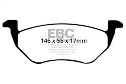 EBC Brakes - EBC Brakes UD1055 Ultimax OEM Replacement Brake Pads - Image 1