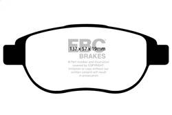 EBC Brakes - EBC Brakes UD1618 Ultimax OEM Replacement Brake Pads - Image 1