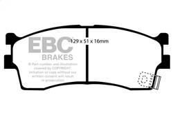 EBC Brakes - EBC Brakes UD889 Ultimax OEM Replacement Brake Pads - Image 1