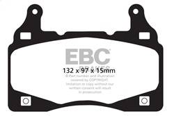 EBC Brakes - EBC Brakes DP31895C Redstuff Ceramic Low Dust Brake Pads - Image 1