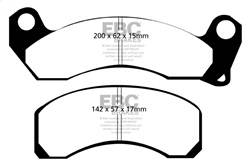 EBC Brakes - EBC Brakes DP31163C Redstuff Ceramic Low Dust Brake Pads - Image 1