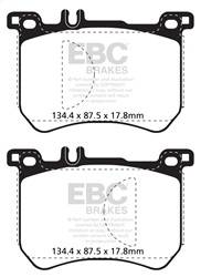 EBC Brakes - EBC Brakes DP32179C Redstuff Ceramic Low Dust Brake Pads - Image 1