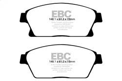 EBC Brakes - EBC Brakes DP32067C Redstuff Ceramic Low Dust Brake Pads - Image 1