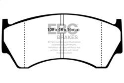 EBC Brakes - EBC Brakes DP21044 Greenstuff 2000 Series Sport Brake Pads - Image 1