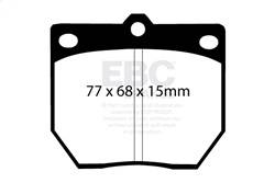 EBC Brakes - EBC Brakes DP2273 Greenstuff 2000 Series Sport Brake Pads - Image 1