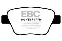 EBC Brakes - EBC Brakes DP22075 Greenstuff 2000 Series Sport Brake Pads - Image 1