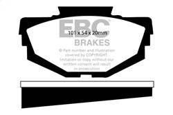 EBC Brakes - EBC Brakes DP2155 Greenstuff 2000 Series Sport Brake Pads - Image 1