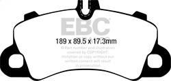 EBC Brakes - EBC Brakes DP52379NDX Bluestuff NDX Full Race Brake Pads - Image 1