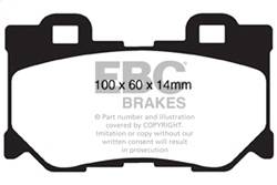 EBC Brakes - EBC Brakes DP61824 6000 Series Greenstuff Truck/SUV Brakes Disc Pads - Image 1