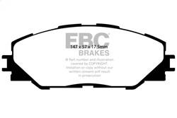 EBC Brakes - EBC Brakes DP61792 6000 Series Greenstuff Truck/SUV Brakes Disc Pads - Image 1