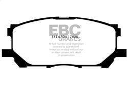 EBC Brakes - EBC Brakes DP61681 6000 Series Greenstuff Truck/SUV Brakes Disc Pads - Image 1