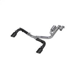 MBRP Exhaust - MBRP Exhaust S5207BLK Armor BLK Resonator Back Exhaust System - Image 1