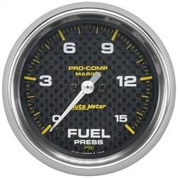 AutoMeter - AutoMeter 200849-40 Marine Fuel Pressure Gauge - Image 1