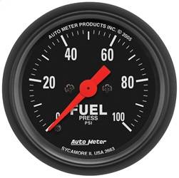 AutoMeter - AutoMeter 2663 Z-Series Electric Fuel Pressure Gauge - Image 1