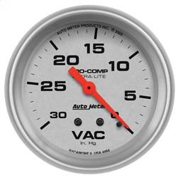 AutoMeter - AutoMeter 4484 Ultra-Lite Mechanical Vacuum Gauge - Image 1