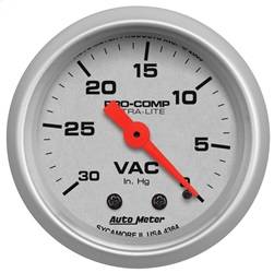 AutoMeter - AutoMeter 4384 Ultra-Lite Mechanical Vacuum Gauge - Image 1