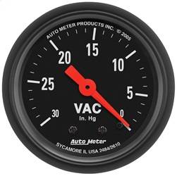 AutoMeter - AutoMeter 2610 Z-Series Mechanical Vacuum Gauge - Image 1