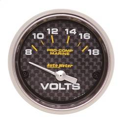 AutoMeter - AutoMeter 200756-40 Marine Electric Voltmeter Gauge - Image 1