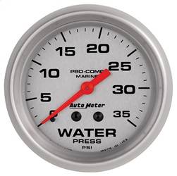 AutoMeter - AutoMeter 200773-33 Marine Mechanical Water Pressure Gauge - Image 1