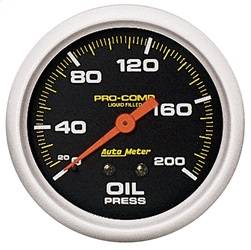 AutoMeter - AutoMeter 5422 Pro-Comp Liquid-Filled Mechanical Oil Pressure Gauge - Image 1