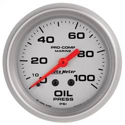 AutoMeter - AutoMeter 200777-33 Marine Mechanical Oil Pressure Gauge - Image 1