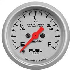 AutoMeter - AutoMeter 4310 Ultra-Lite Electric Programmable Fuel Level Gauge - Image 1