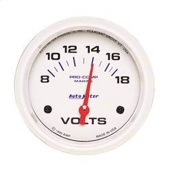 AutoMeter - AutoMeter 200757 Marine Electric Voltmeter Gauge - Image 1