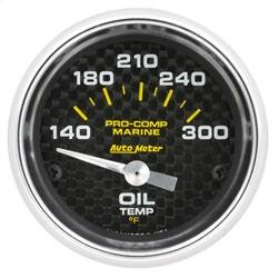 AutoMeter - AutoMeter 200764-40 Marine Electric Oil Temperature Gauge - Image 1