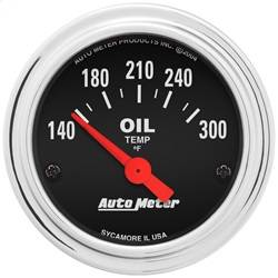 AutoMeter - AutoMeter 2543 Traditional Chrome Electric Oil Temperature Gauge - Image 1