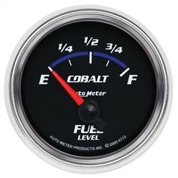 AutoMeter - AutoMeter 6113 Cobalt Electric Fuel Level Gauge - Image 1