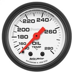 AutoMeter - AutoMeter 5741 Phantom Mechanical Oil Temperature Gauge - Image 1