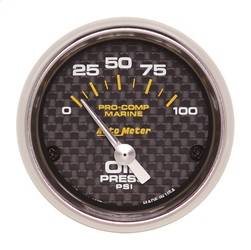 AutoMeter - AutoMeter 200758-40 Marine Electric Oil Pressure Gauge - Image 1