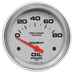 AutoMeter - AutoMeter 200747-35 Marine Electric Oil Pressure Gauge - Image 1