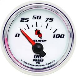 AutoMeter - AutoMeter 7127 C2 Electric Oil Pressure Gauge - Image 1