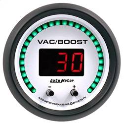 AutoMeter - AutoMeter 6758-PH Phantom Elite Digital Two Channel Vacuum/Boost Gauge - Image 1